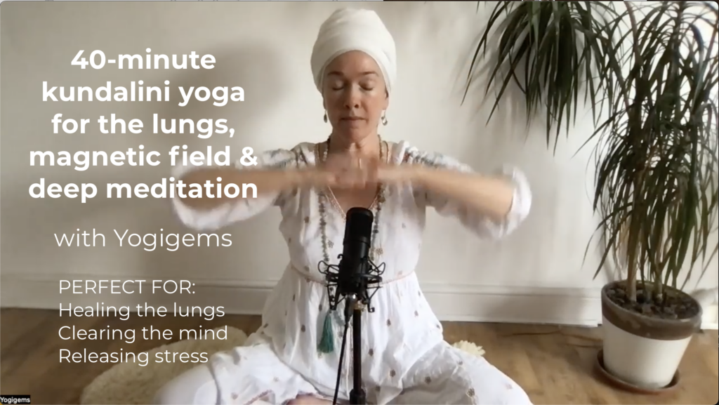 Kundalini Yoga Kriya for the lungs, magnetic field and deep meditation on YouTube